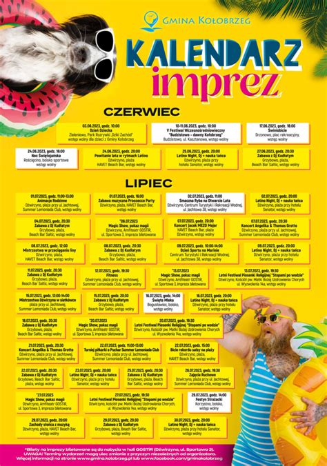 kołobrzeg imprezy|Program imprez